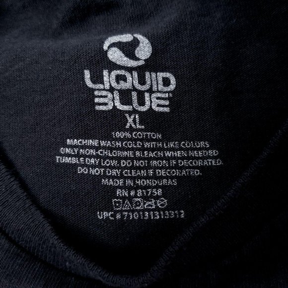 Liquid Blue Pink Floyd Dark Side of Moon TShirt XL - Picture 5 of 5